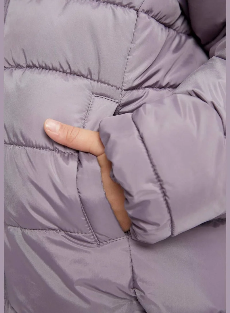 DeFacto Girl Hooded Long Sleeve Jacket