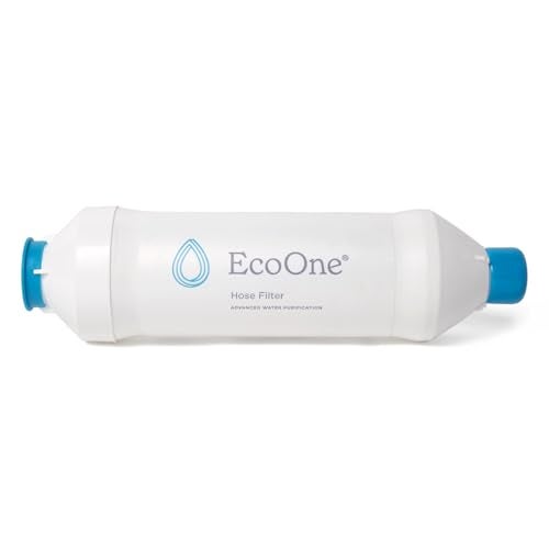 Eco One Hose Filter by EcoOne | Advanced Purification Water Filter for Garden Hose Application | Inline Dual Stage Natural Carbon Hose Filter for Filling Hot Tub & Spa | Filters up to 40,000 Gallons - Image 1