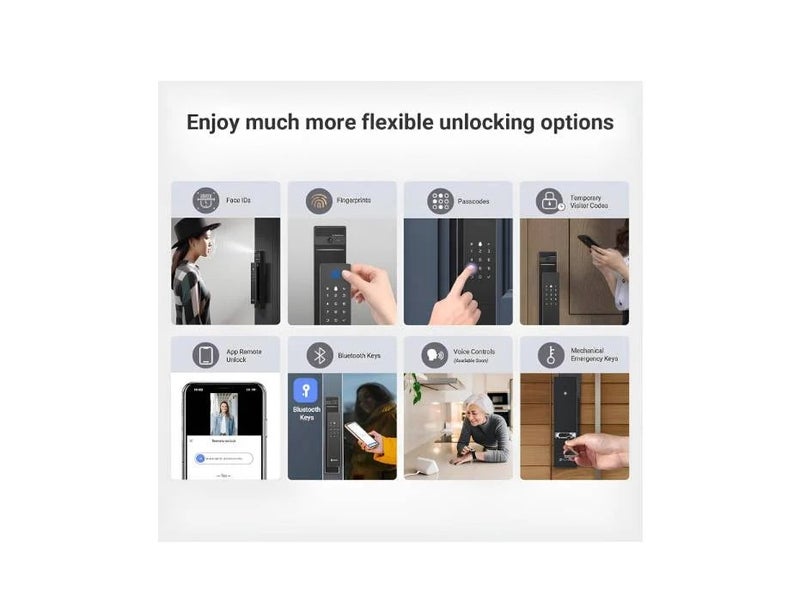 EZVIZ إي زيفيز DL50FVS قفل ذكي للتعرف على الوجه BLK - Image 2