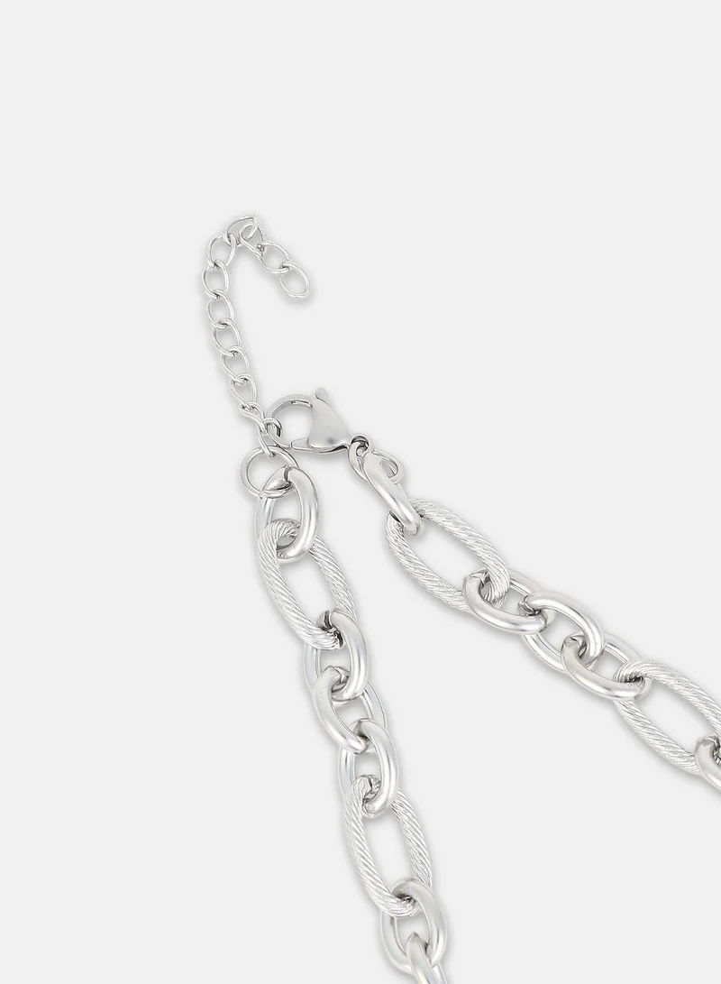 SOHI Fusio Artificial Chain Necklace Jewellery