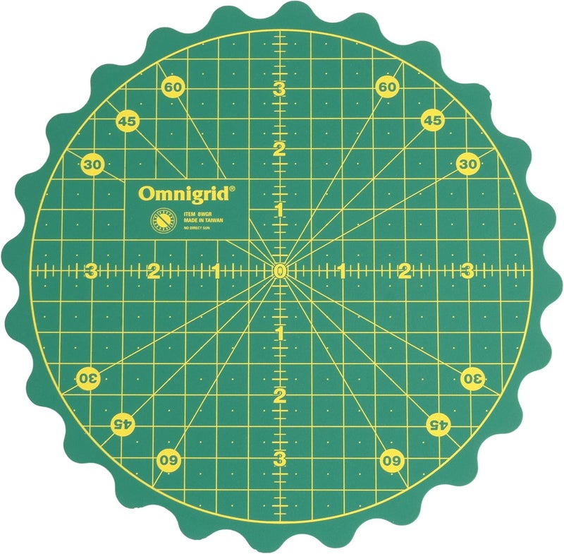 Omnigrid 8" 360 Rotating Self-Healing Cutting Mat - Image 1