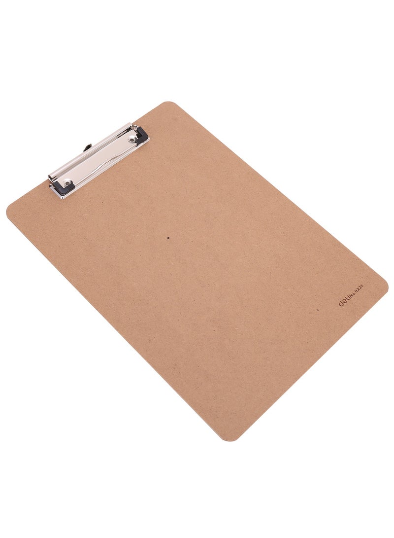 Deli E9226 A4 Clipboard - Brown - Image 2