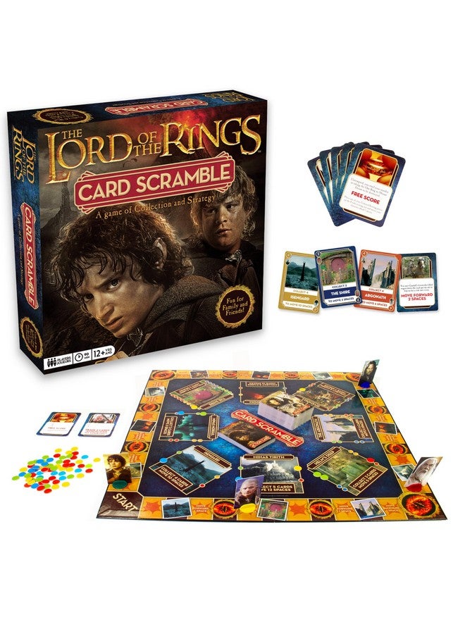 Aquarius AQUARIUS Lord of the Rings Card Scramble Board Game - Fun Family Party Game for Kids, Teens & Adults - Entertaining Game Night Gift - Officially Licensed Merchandise  - Image 1