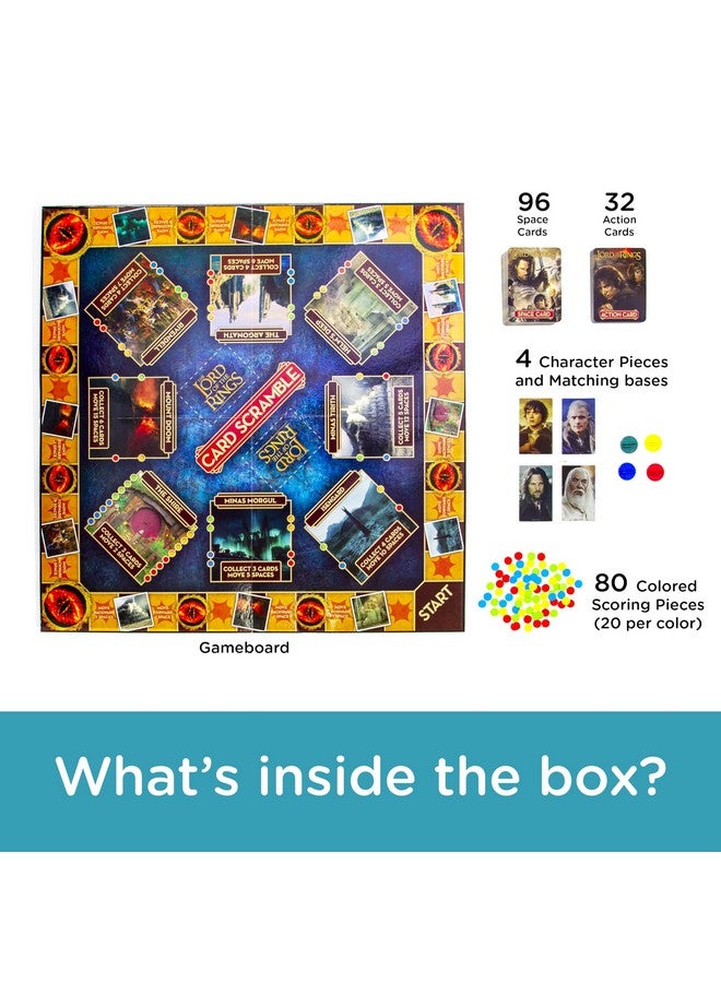 Aquarius AQUARIUS Lord of the Rings Card Scramble Board Game - Fun Family Party Game for Kids, Teens & Adults - Entertaining Game Night Gift - Officially Licensed Merchandise  - Image 3