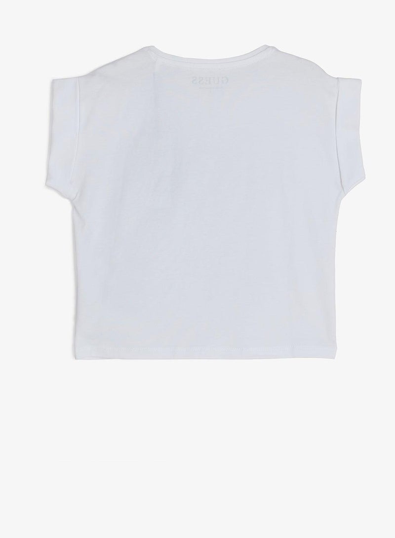GUESS Youth Graphic Crew Neck T-Shirt - Image 3