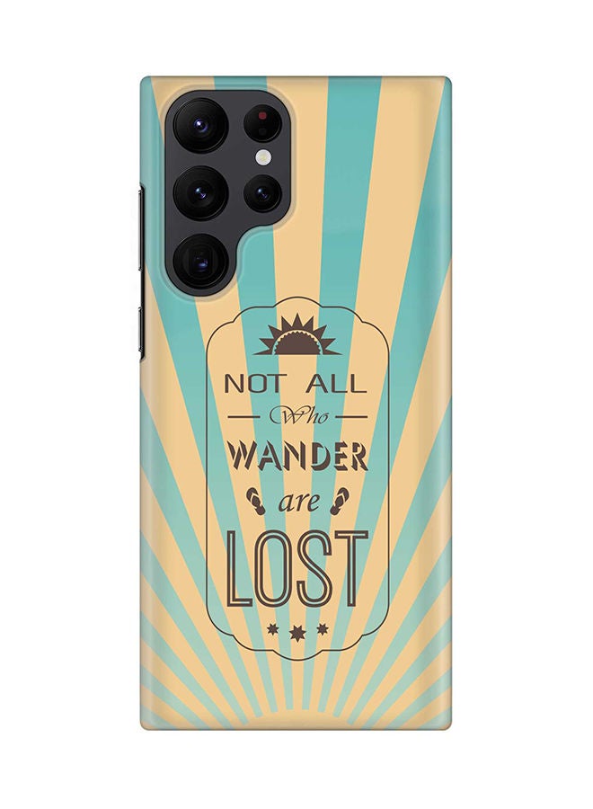 Stylizedd Case for Samsung Galaxy S22 Ultra 5G Snap Case Slim Snap Classic Series Shield Matte Finish Print - Wanderers