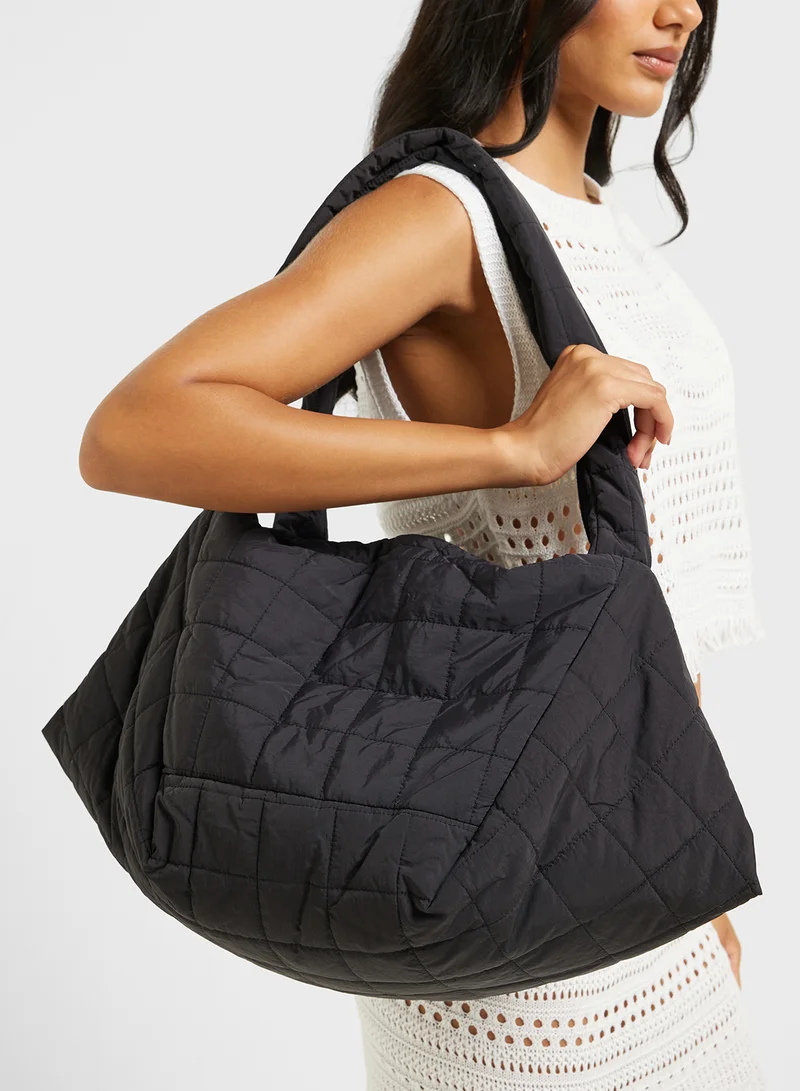 Ginger Quilted Padded Shoulder Bag