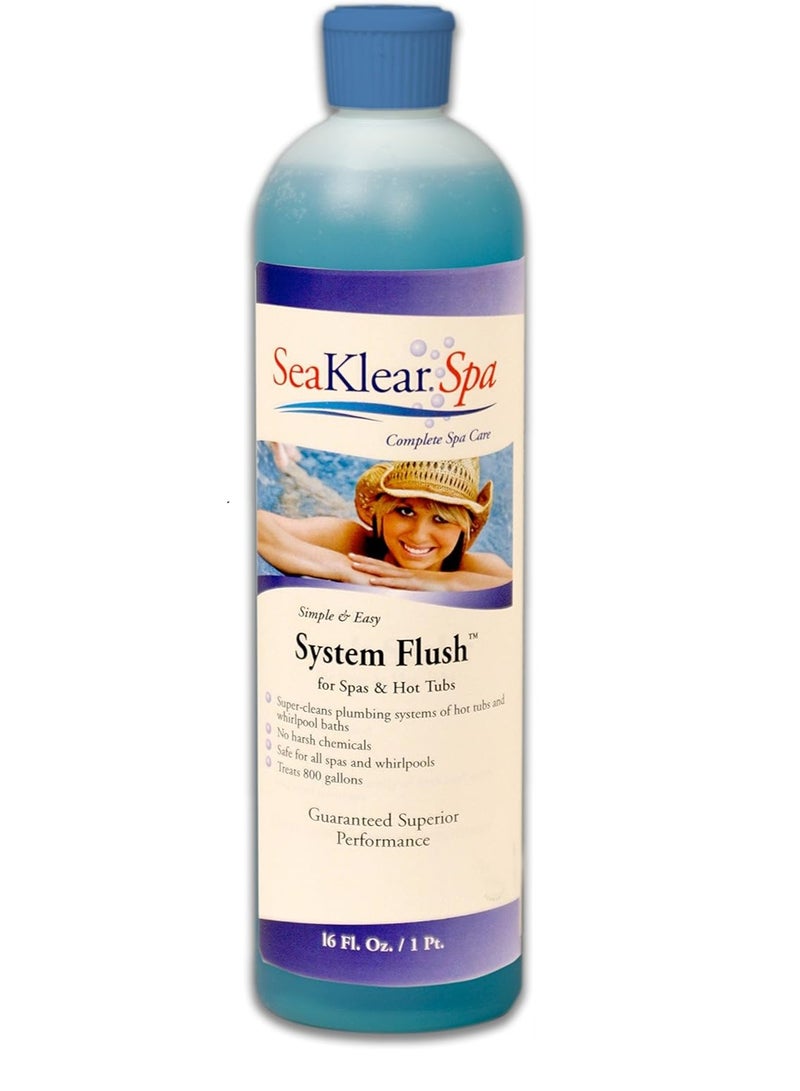 SeaKlear Spa System Flush, 1 Pint Bottle