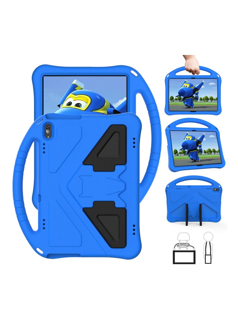 SYOSI - Kids Tablet Case for Lenovo Tab M10 HD TB X505F X605F Smart Tab P10 TB X705F L Lightweight Case with Handle Stand EVA Shockproof Cover for Lenovo Tab M10 P10 10.1" Blue - Image 1