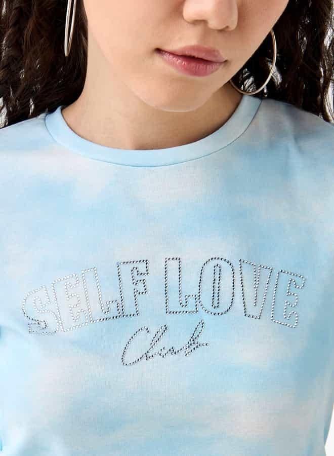 2Xtremz Graphic Print Crew Neck T-shirt with Short Sleeves - Image 4