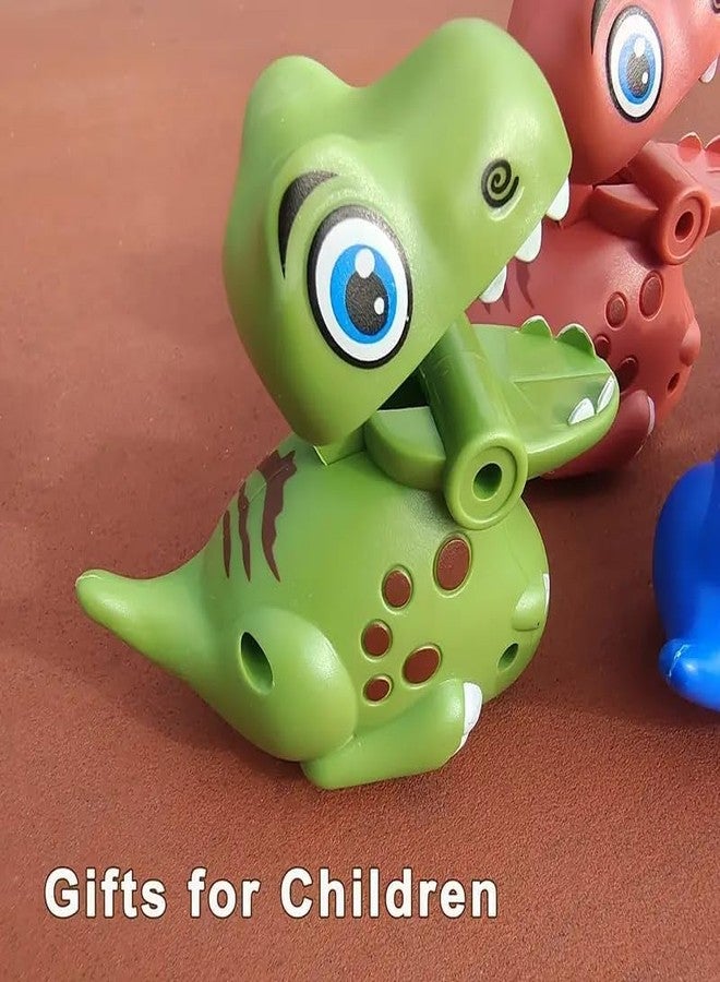 Fezeedi Kids Press and Go Vehicles Toy for 1, 2, 3 Year Old Boy & Girl | Baby and Toddlers Bath Toys | Press & Go Crawling Toys for Kids -Multicolor (Pack of 1) (Dinosaur) - Image 5