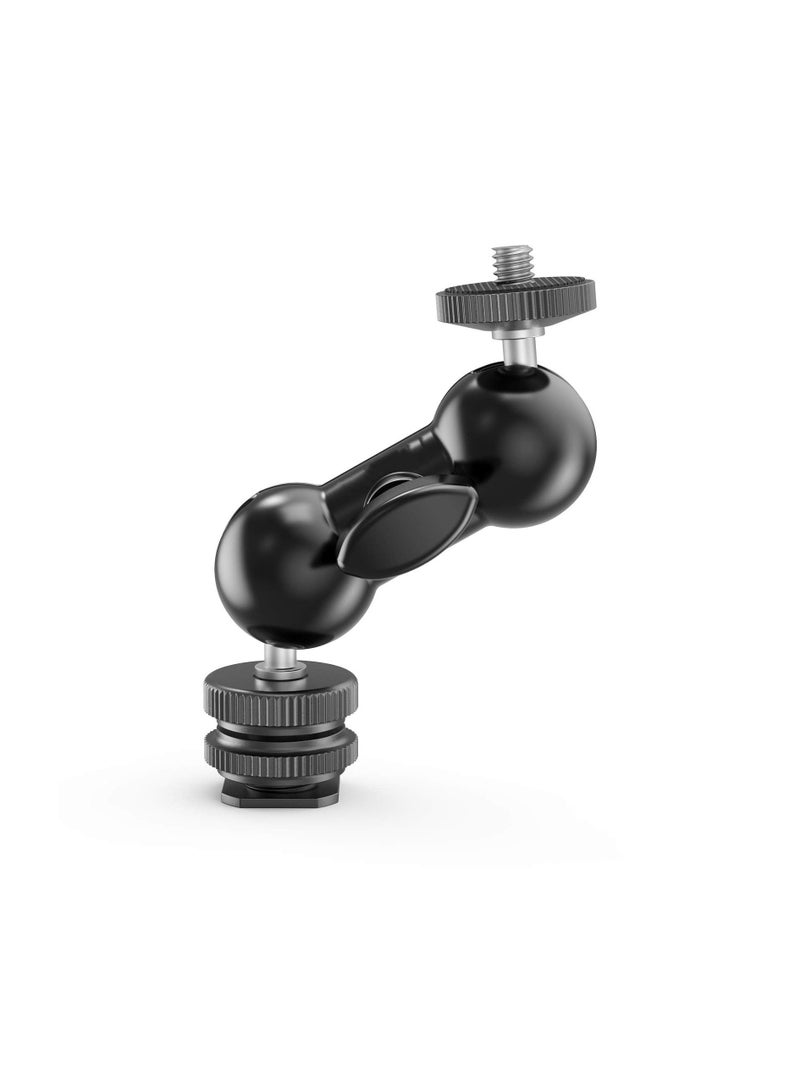 Y&D Universal Camera Hot Shoe Top Handle Grip  Video Stabilizing Rig with 3 Cold Mounts for DSLR cameras Fits Microphone LED Light Monitor Low-Angle Shots Metal - ST28  - Image 1