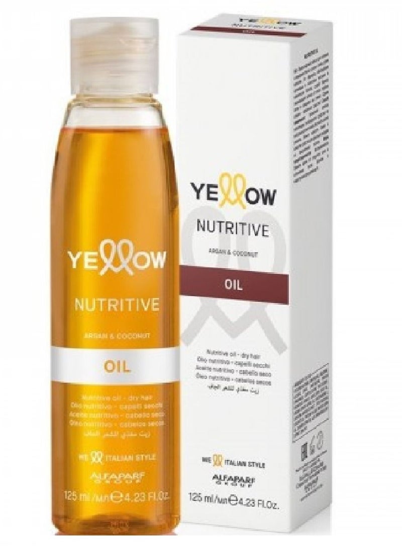 Yellow Nutritive Argan And Coconut Oil For Dry Hair 125ml