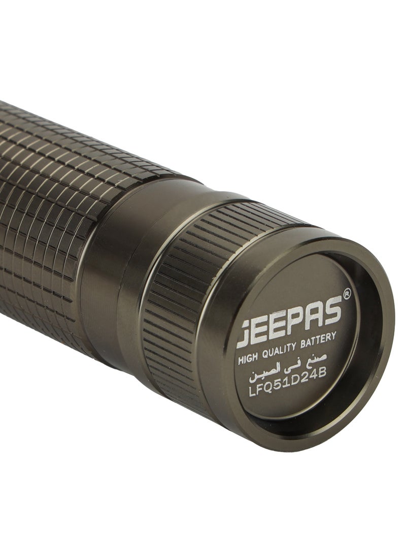 GEEPAS - Zoomable LED Flashlight ,20W Laser High-Power LEDs, Perfect for Indoor and Outdoor Use, 10 Hours Continuous Working/ with Aluminum Alloy Housing, Type C Charging, Limited Lifetime Warranty| GFL4651 - Image 1