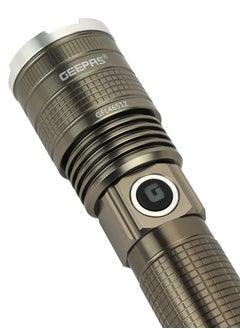 GEEPAS Zoomable LED Flashlight ,20W Laser High-Power LEDs, Perfect for Indoor and Outdoor Use, 10 Hours Continuous Working/ with Aluminum Alloy Housing, Type C Charging, Limited Lifetime Warranty| GFL4651  - Image 2