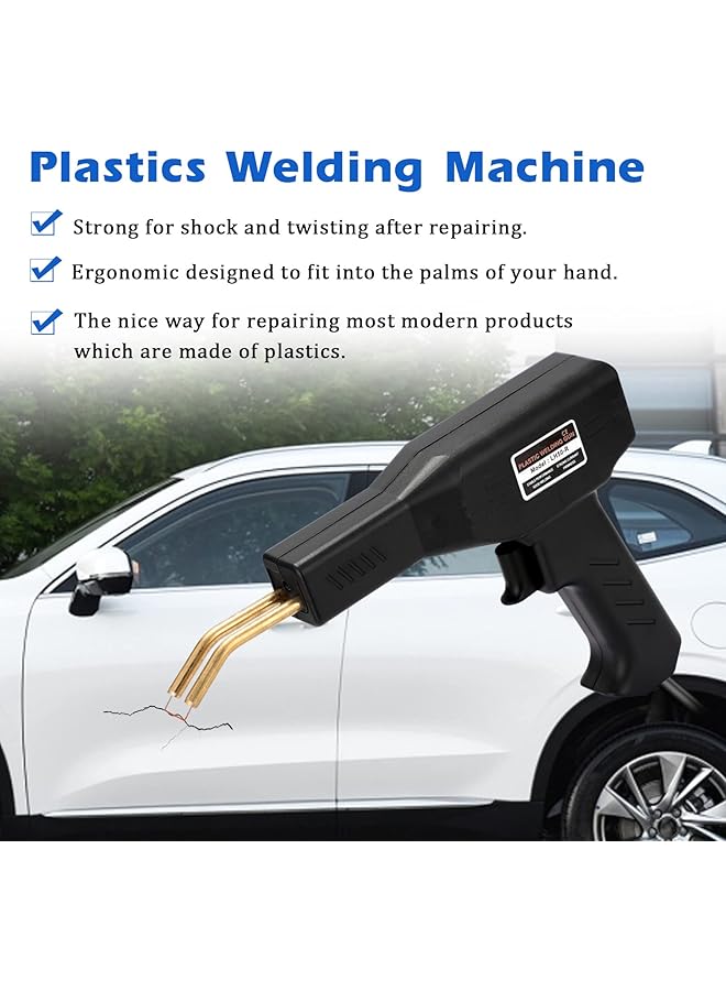 erorex Handy Plastics Welders Garage Tools Hot Staplers Machine Staple Pvc Repairing Machine Car Bumper Repairing Stapler Welding Tool - Image 3