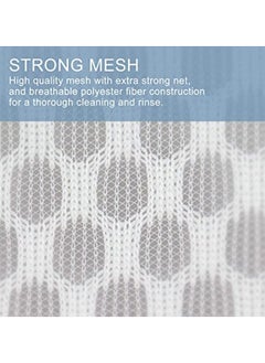 KASTWAVE 5Pcs Durable Honeycomb Mesh Laundry Bags for Delicates (2 Large 16 x 20 Inches, 3 Medium 12 x 16 Inches)  - Image 4