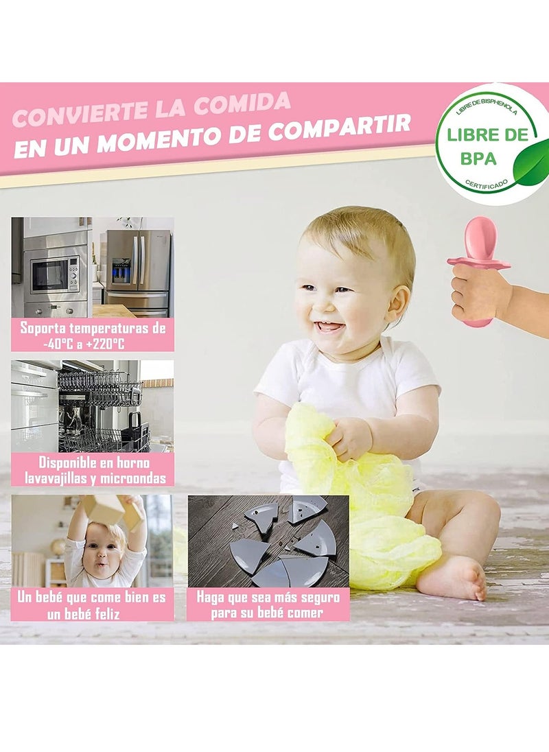 10 food grade silicone baby tableware, BPA free, including dishes