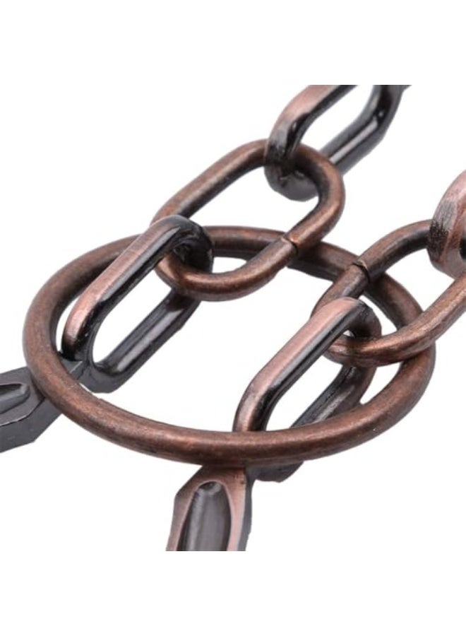 Puzzle Ring Brain Teaser Puzzles - Metal Horseshoe Cast Puzzle Game Unlock Interlock Puzzles Box Mind IQ Logic Test Disentanglement Games for Adults Office Supplies - Image 2