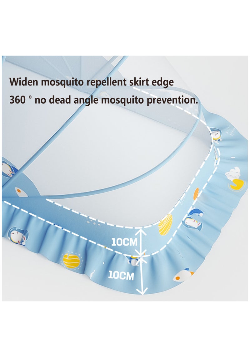 Arabest - Cute Baby Mosquito Net,Foldable Universal Cot Baby Mosquito Shield,Essential Mosquito Net for Slumber Ideal Mosquiteros para Cunas de Bebes - Image 1