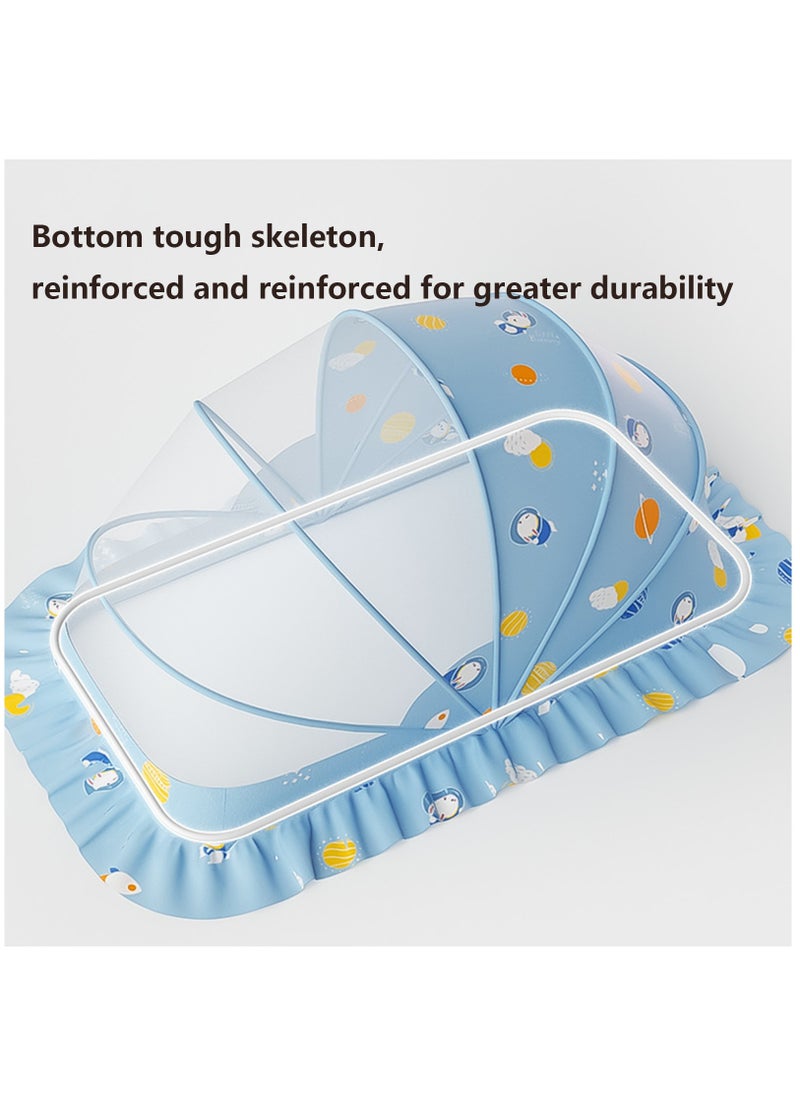Arabest - Cute Baby Mosquito Net,Foldable Universal Cot Baby Mosquito Shield,Essential Mosquito Net for Slumber Ideal Mosquiteros para Cunas de Bebes - Image 1