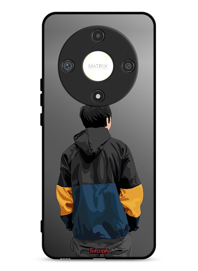 Tolwak غطاء حماية لهاتف Honor X9b 5G - فن بورتريه للصبي - Image 1