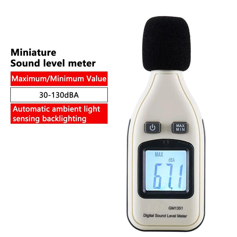 High Accuracy Decibel Meter with Clear LCD Display for Precise Noise Measurement - Image 5