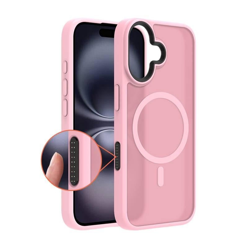 MS TPU MagSafe Case for iPhone 17 / 17 Air / 17 Pro / 17 Pro Max with Skin Feel and Strong Magnetic plus Shockproof plus Kickstand plus Drop Protection in Antique White - Image 2