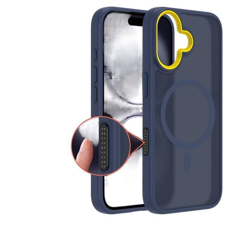 MS TPU MagSafe Case for iPhone 17 / 17 Air / 17 Pro / 17 Pro Max with Skin Feel and Strong Magnetic plus Shockproof plus Kickstand plus Drop Protection in Antique White - Image 3