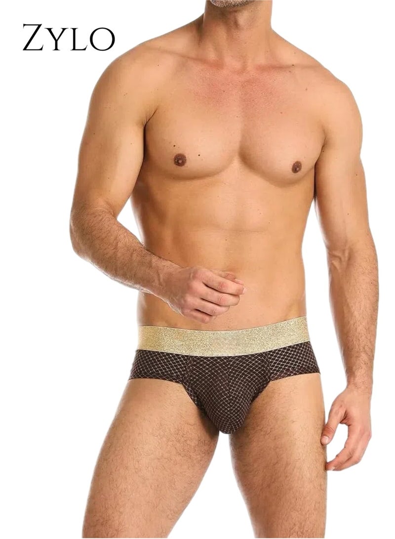 Zylo 4-Pack Men's Underwear Briefs Cotton Low Rise Multi Color Soft Underpant - Image 5