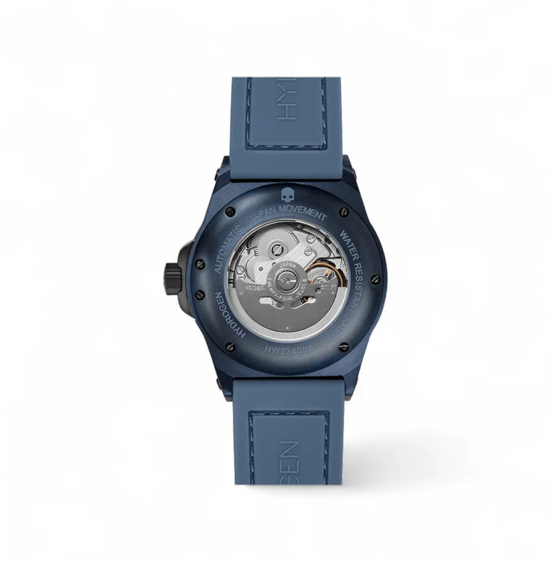 هيدروجين واتش ساعة أوتو هيدروجين باللون الأزرق بالكامل