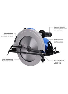 Gazelle Gazelle GW7040 220V 9 In. High Power Circular Saw (235mm), 2000W, 4100 rpm 1 year warranty  - Image 2