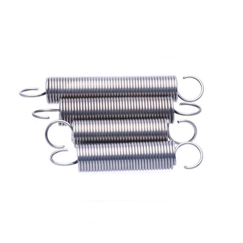 Stainless Steel Spring, Metal Springs 2pcs 1.2mm Wired Diameter Stainless Steel Tension Spring Extend Mini Spring 8mm/9mm/10mm/12mm OD Tension Spring 30mm - 100mm(1.2 * 10 * 1002pcs) - Image 3
