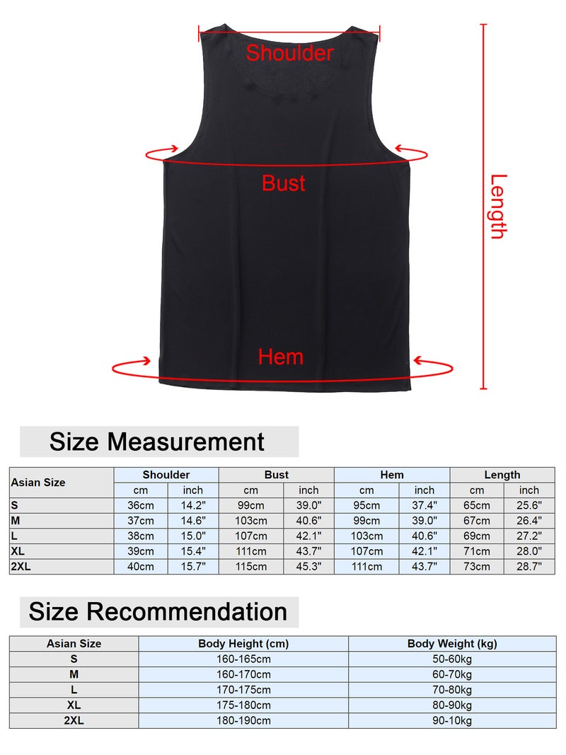 Men Sports Tank Tops Sleeveless Lightweight Running Vest - Image 5