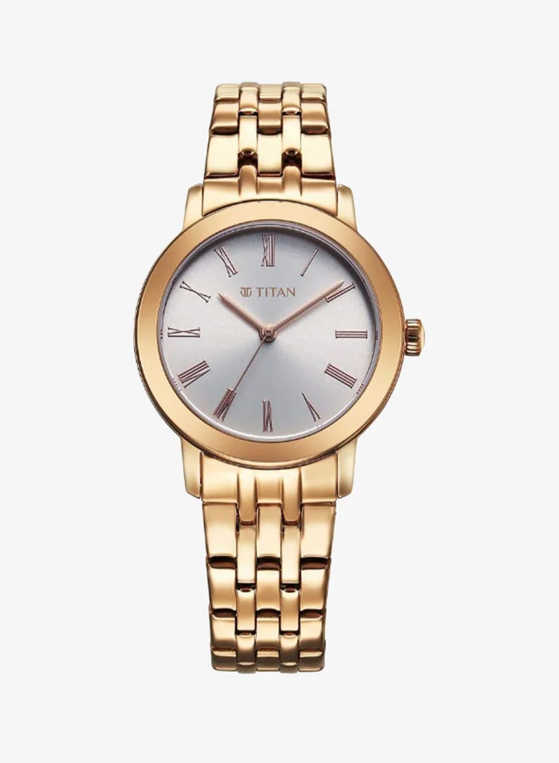 Titan Women's Stainless Steel Analog Watch 95312WM01 - 32 mm