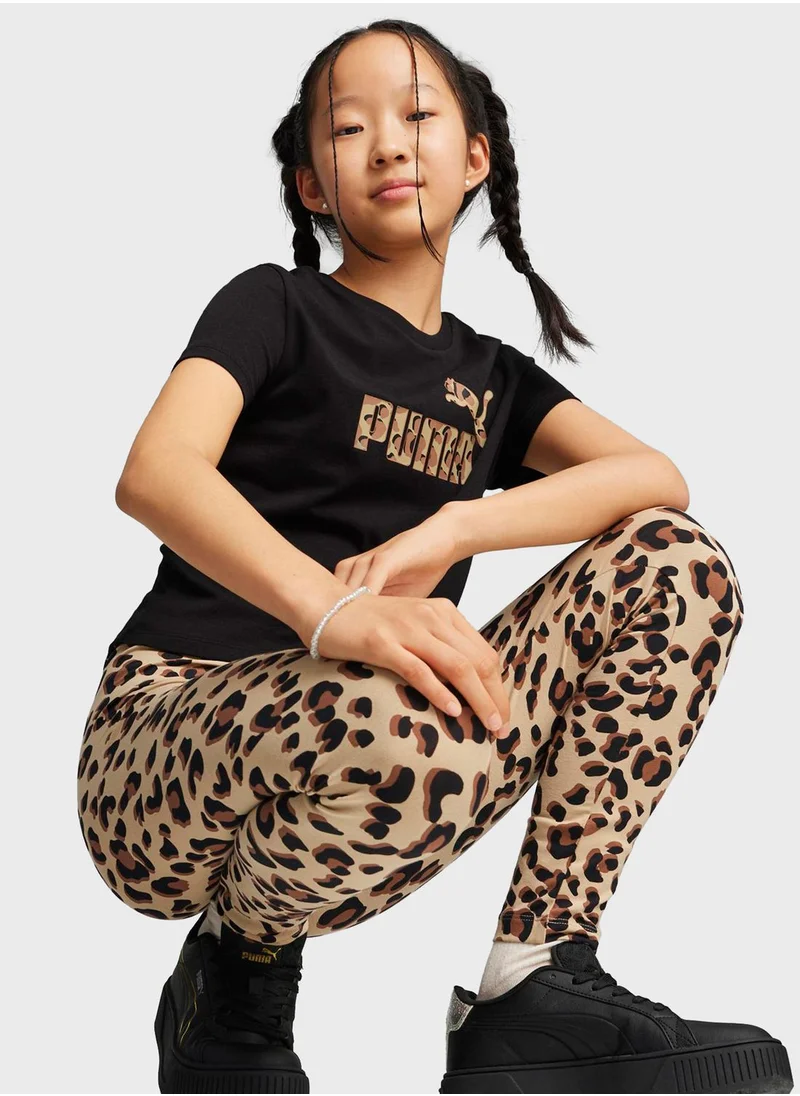 PUMA Kids Essential  Animal Knotted T-Shirt