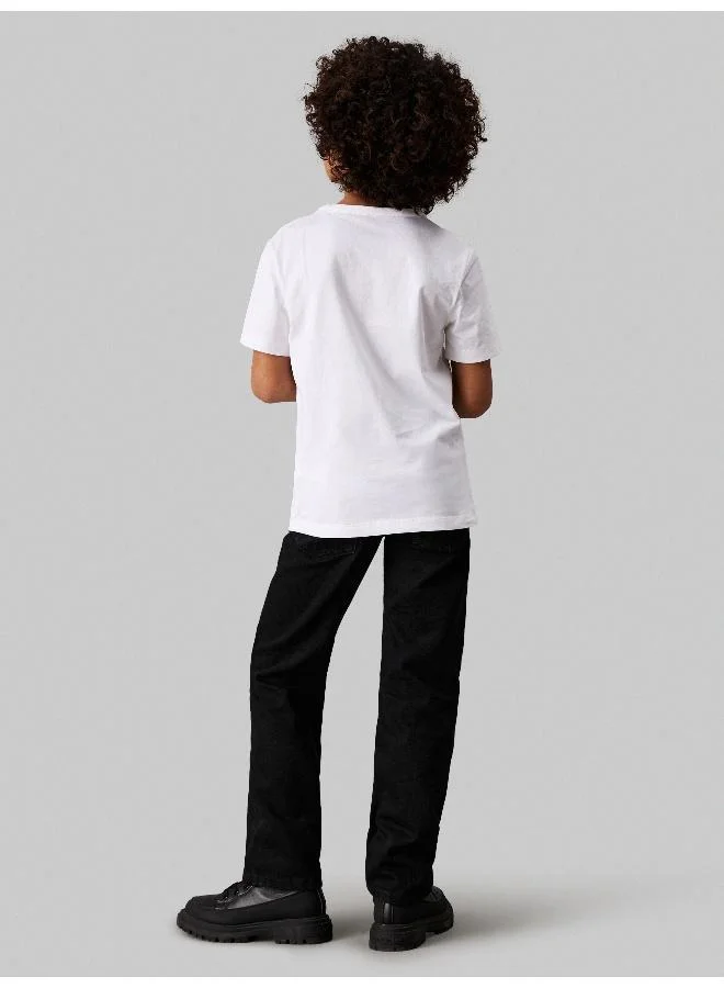 كالفن كلاين جينز FILLED-IN PHOTO MONO T-SHIRT