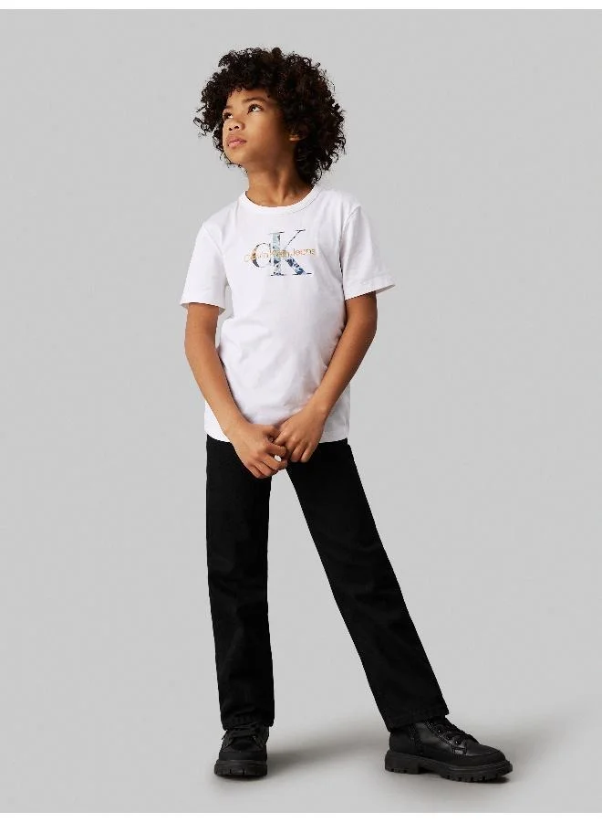 كالفن كلاين جينز FILLED-IN PHOTO MONO T-SHIRT