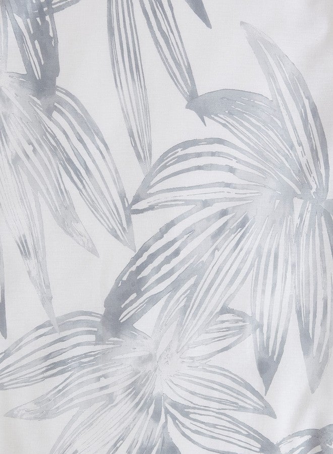 Tommy Bahama - Queen Duvet Cover Set, 100% Soft Cotton Bedding with a Lightweight Feel, 3 Piece Bed Set with Matching Pillowcases & Bonus Throw Pillow Covers (Kayo Grey) - Image 5