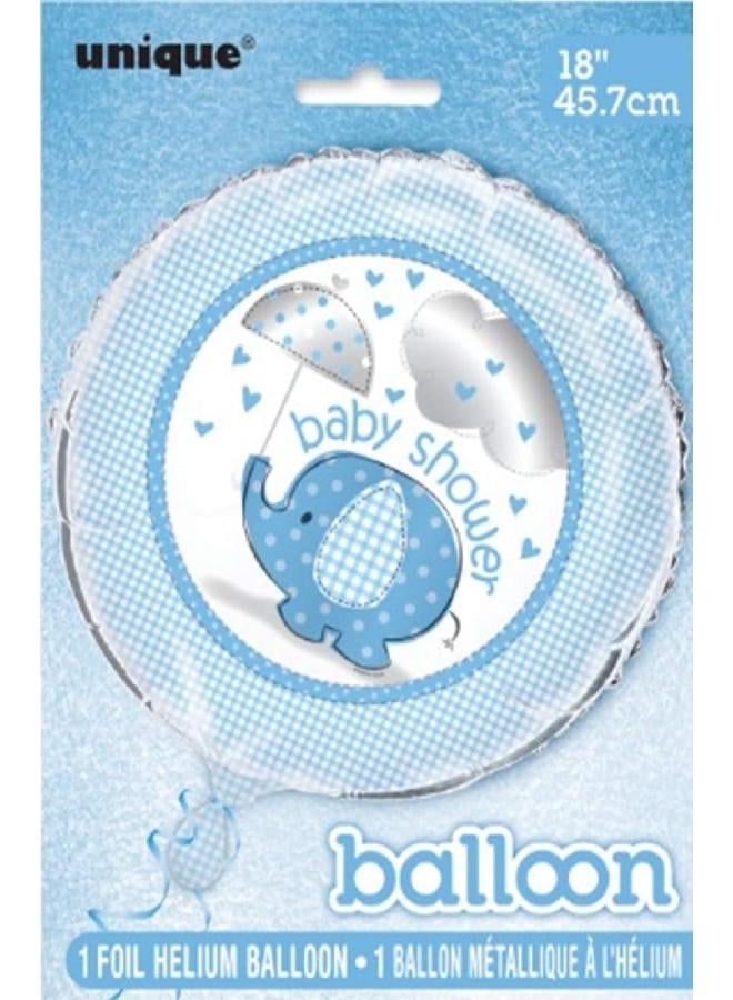 Unique بالون فويل أومبريلا فانتس الأزرق 18 بوصة - Image 2