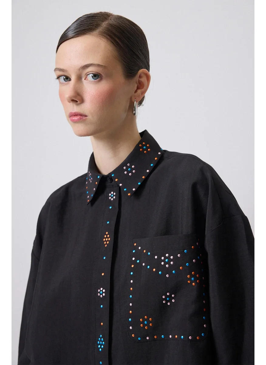 Touche Crystal Stone Shirt