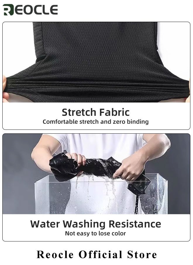 REOCLE - Men's Sweatpants Ice Silk Dress Pants Lightweight Breathable Fitness Running Stretch Pants Casual Gym Workout Track Pants - Image 1