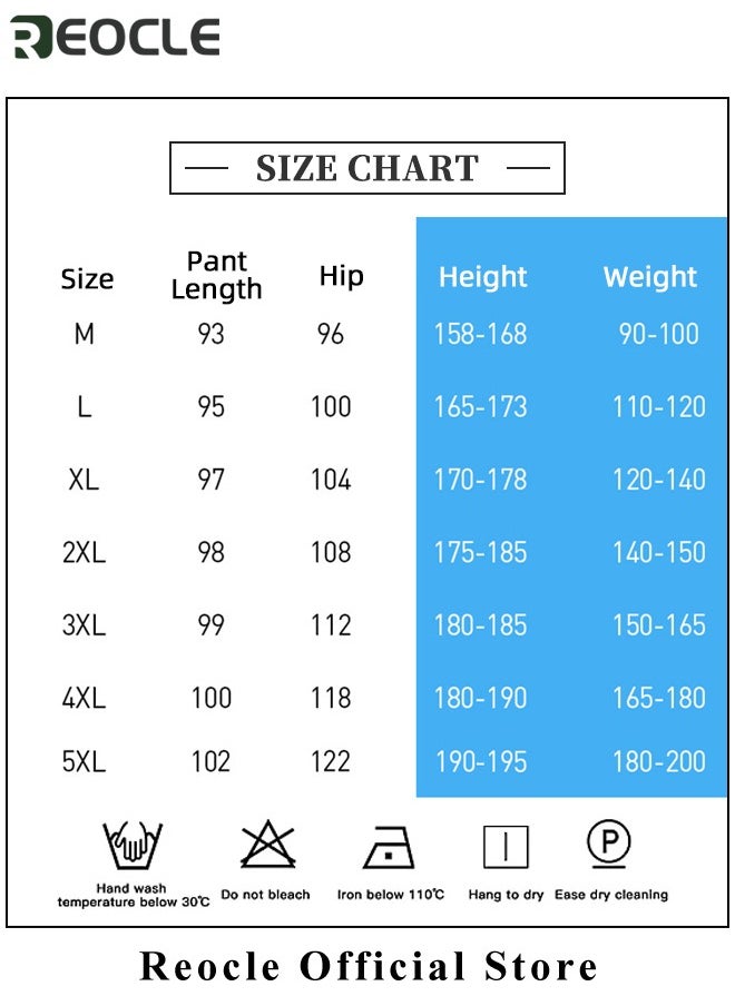 REOCLE - Men's Sweatpants Ice Silk Dress Pants Lightweight Breathable Fitness Running Stretch Pants Casual Gym Workout Track Pants - Image 1