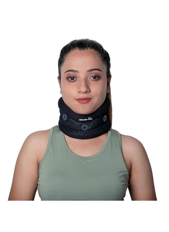 Wonder Care Wonder Care Plastic Soft Cervical Collar Adjustable Collar Neck Support Brace Neck Support Soft Neck Collar Neck Brace For Neck Pain And Support For Women & Men, large  - Image 1