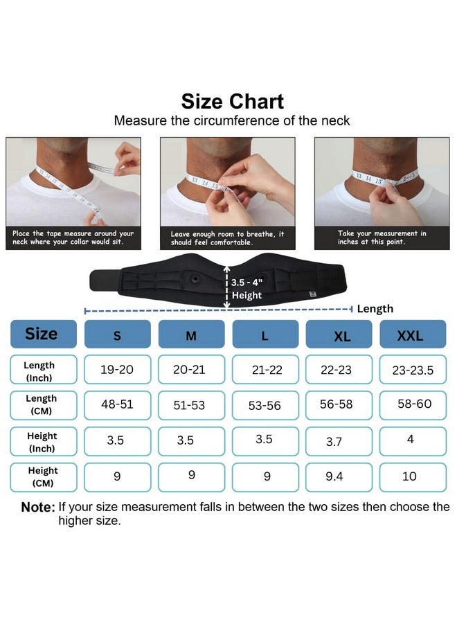 Wonder Care Wonder Care Plastic Soft Cervical Collar Adjustable Collar Neck Support Brace Neck Support Soft Neck Collar Neck Brace For Neck Pain And Support For Women & Men, large  - Image 5