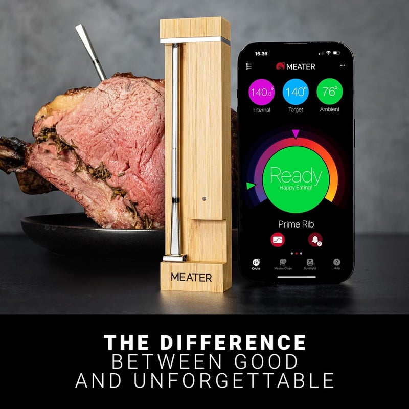 MEATER Pro / 2 Plus: Smart Bluetooth Wireless Meat Thermometer Digital | Lab-Certified Accuracy | Oven, Grill, Smoker, Air Fryer, BBQ, & Kitchen Cooking | Easy-to-Use with Free App - Image 3