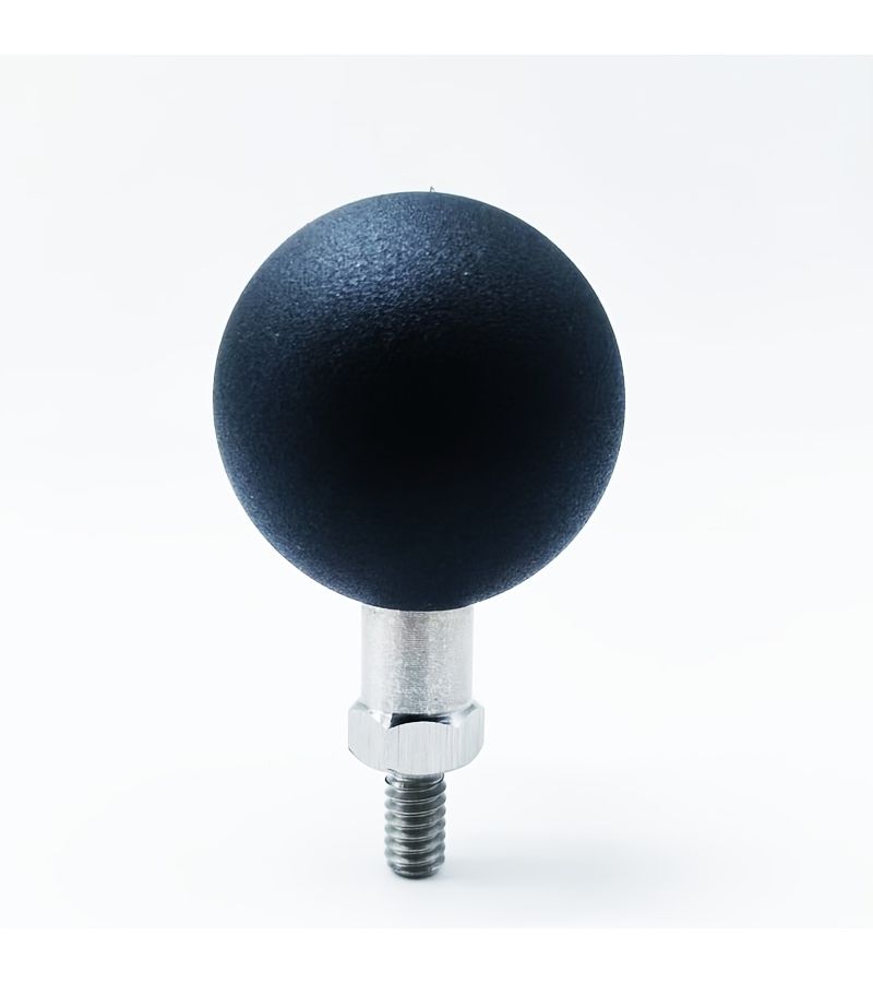 2pcs 1.5 Inch Threaded Ball Mount Adapter 360 Degree Adjustment Stainless Steel Screw - Image 1