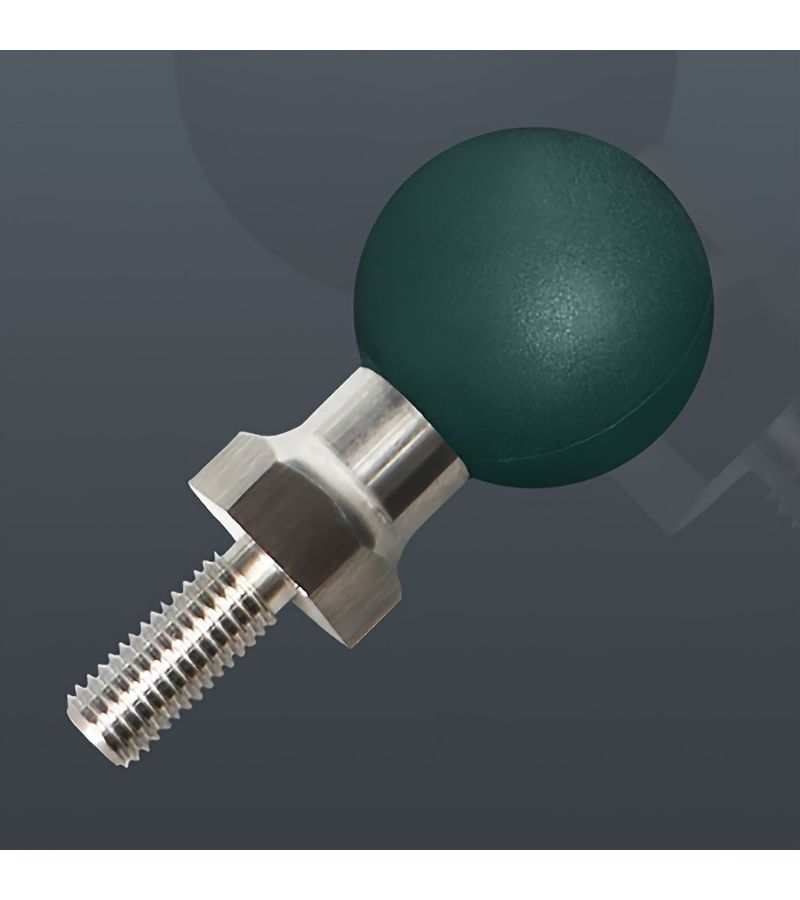 2pcs 1.5 Inch Threaded Ball Mount Adapter 360 Degree Adjustment Stainless Steel Screw - Image 5