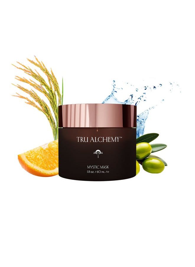 Tru Alchemy Mystic Mask | Clay Mask for Face, Pores, & Age Spots | Cleansing Kaolin Clay, Vitamin C, & Niacinamide | Deep Pore Cleansing Mask | Exfoliating Facial Masks | 1.8 oz  - Image 1