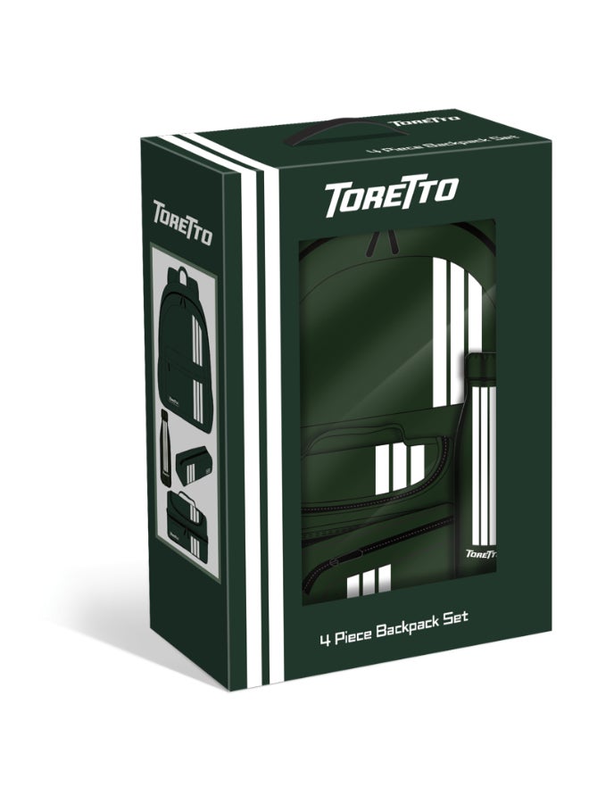 Toretto 4 PCS Backpack Set with 17 " School Backpack , Lunch Bag, Water Bottle & Pencil case, Gift for boys - Image 2